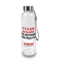 ZÜBLIN WOP Trinkflasche Glas EN
