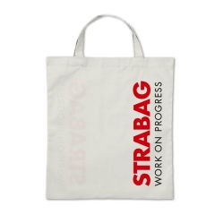 STRABAG WOP Baumwolltasche weiß