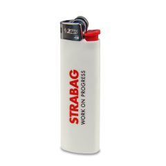 STRABAG Lighter BIC slim J23 white