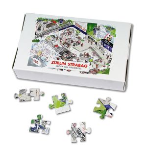 STRABAG Puzzle 100-piece motif B traffic routes (man)>